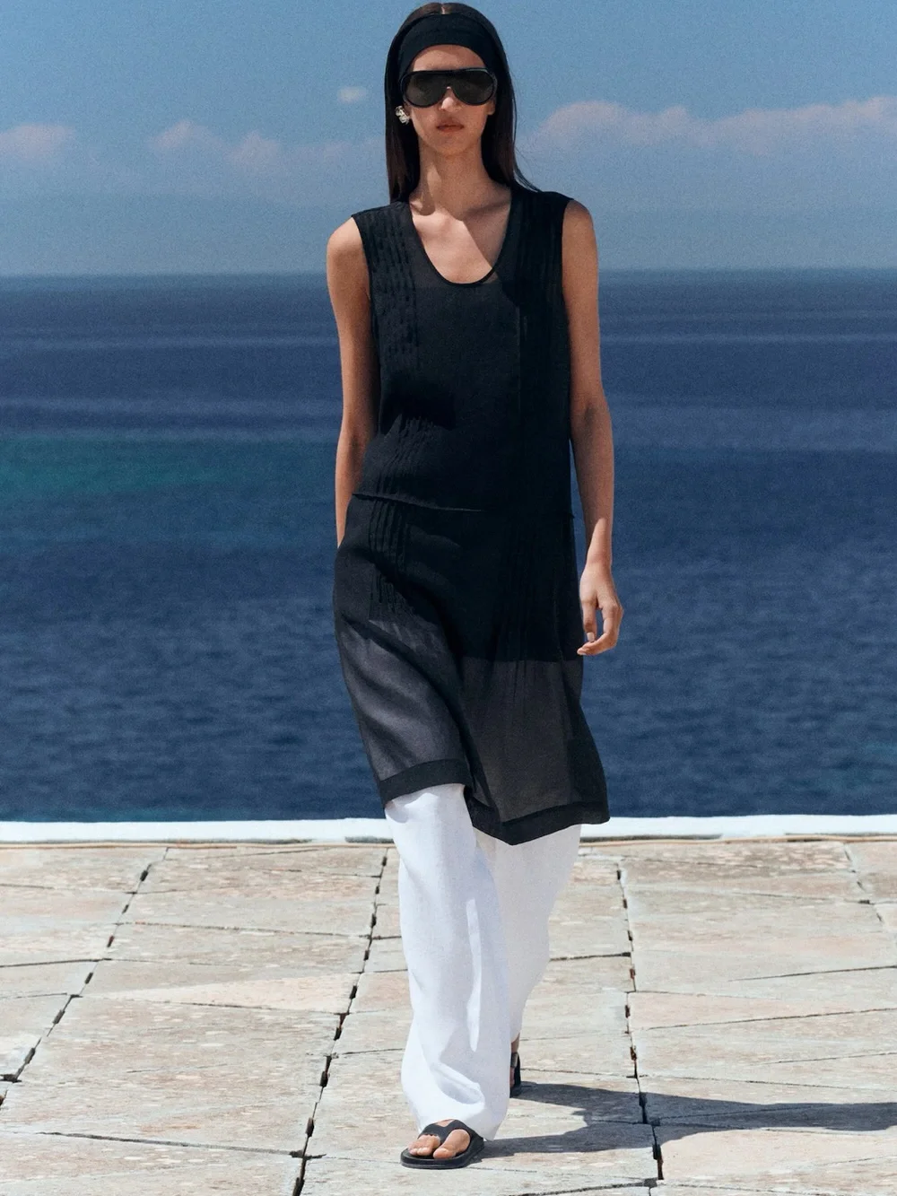NWT (size 2) COS TAILORED LINEN BARREL-LEG PANTS